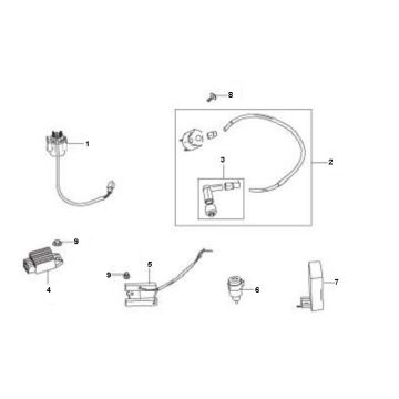 Części elektryczne Rover Fs3 4-suwowy