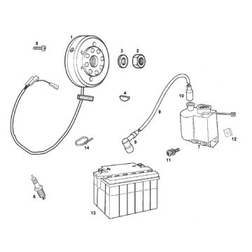 Części elektryczne SENDA R X-TREME 2007 E2 3ED