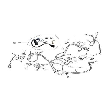 Części elektryczne Znen Grand Retro 125cc