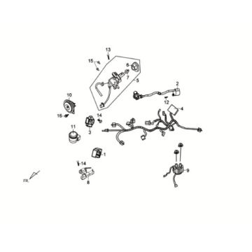 Elektronische delen Sym Crox 50 E3