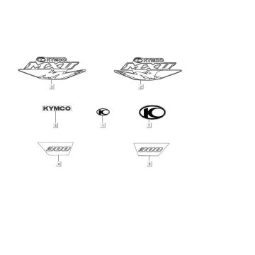 Emblematy Kymco MXU 300
