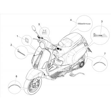Emblematy Vespa Elettrica 2018-2019