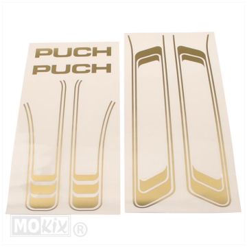 PUCH MAXI STICKERSET PVC GOUD