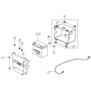 Bateria Kymco New Downtown 350I ABS