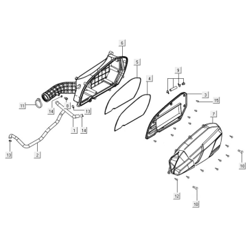 Filtr powietrza Kymco New Downtown 350I ABS