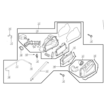 Filtr powietrza Kymco New Like 150I E4