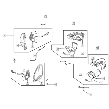 Migające światło Kymco E-Vitality
