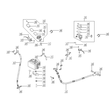 Układ hamulcowy Kymco New Downtown 350I ABS