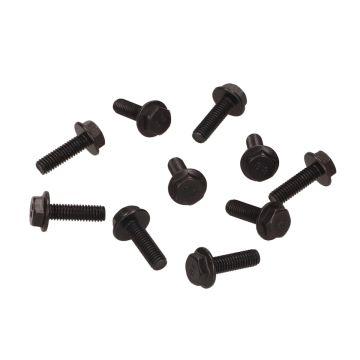 Śruby do ramy kołnierzowej sw10 M6x20 Czarne 10 szt.