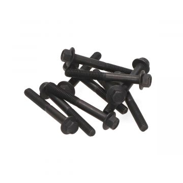 Kołnierz/korba/śruby SW 8 M6x50mm długość czarny 10 sztuk