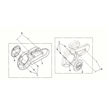 Pokrywa widelca Sym E-MIO