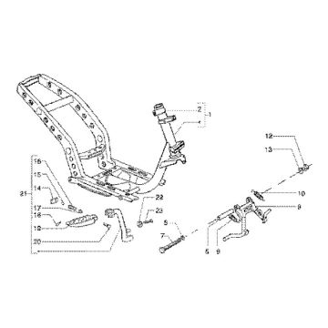 Ramka - Gilera Runner 180cc FXR 2-suwowy