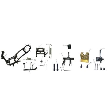 Ramka China Jet Ten 4-suwowy