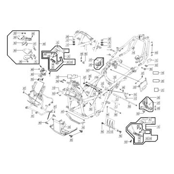 Części ramy Kymco Myroad 700i