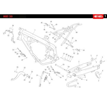 Ramka Rieju MRT pro SM biała 2010 2-suwowa