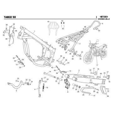 Ramka Rieju Tango zielona 2009 2-suwowa