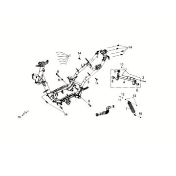 Frame Sym Crox 50 E3