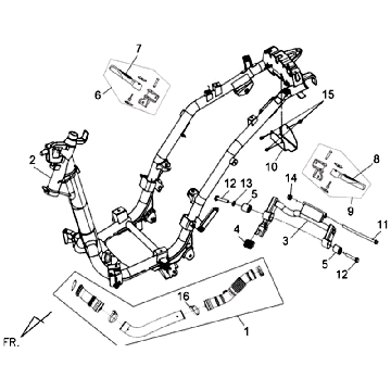Ramka Sym Symphony SR (BK5560) czarna