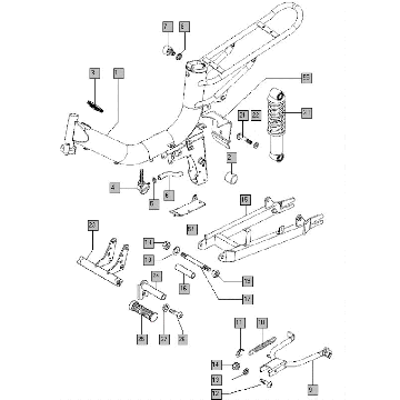Frame Tomos FLEXER EX (L0-L2)