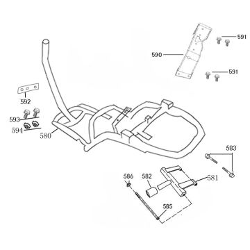 Ramka Sons Grace tytan