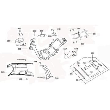 Części ramowe AGM Joy brązowe