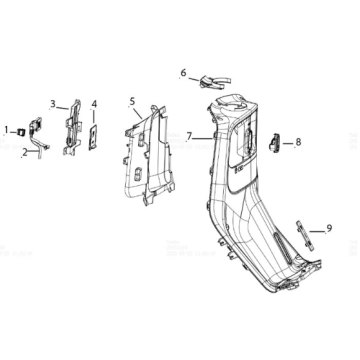 Ściana przednia 2 Yadea E8S