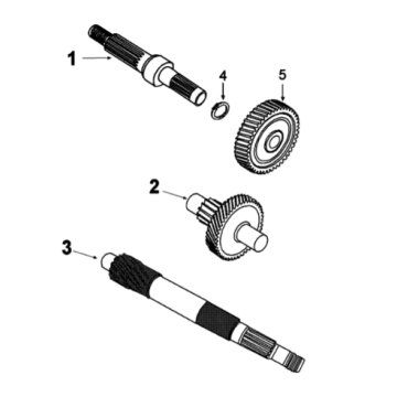 Gearbox and kickstart Peugeot Tweet 125 EFI YO N SBC E4 2018-2020