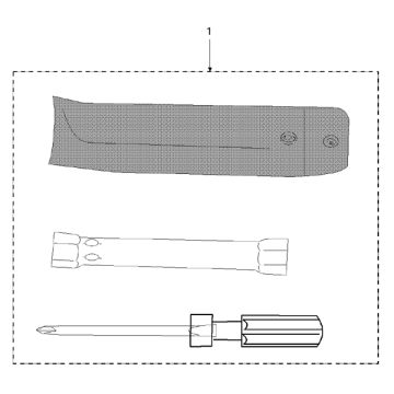 Peugeot Tweet 4-suwowy zestaw narzędzi