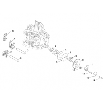 Wsparcie Równoważenia Grupy Piaggio Beverly 350 E3 Sport Touring 2013-2014