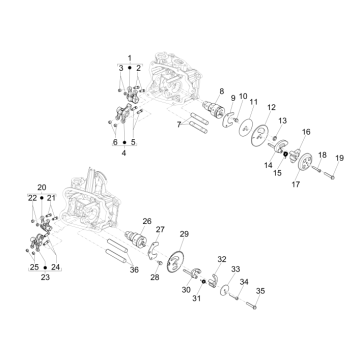 Wsparcie bilansowania grupy Vespa GTS 250 ie 2005-2016 (bez ABS)