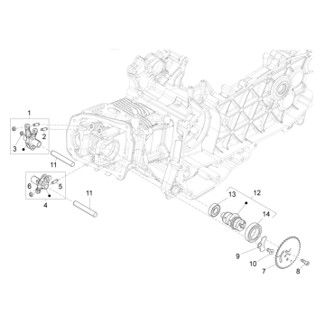 Grupa Równoważenie Wsparcie Vespa Primavera 125 4T 3V IE ABS