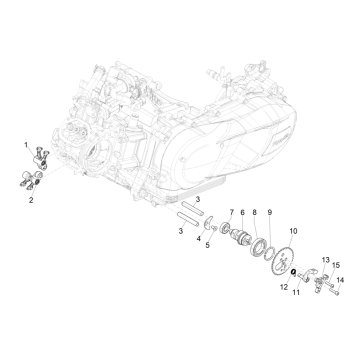Piaggio Medley 125 ABS E5 2021-2022 Group Balancing Support (EMEA)