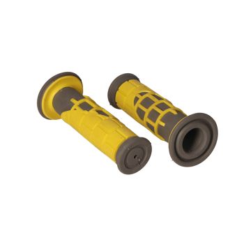 Uchwyty Progrip 724 szary/żółty