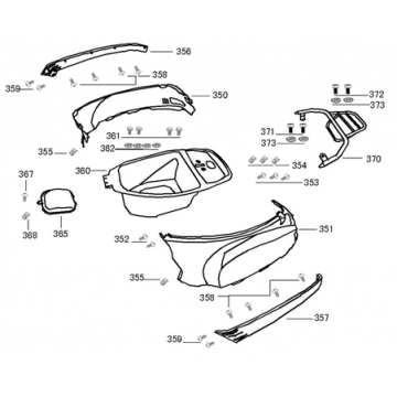 Kask Cap Części Chiny VXS/Riva S mat cameleon