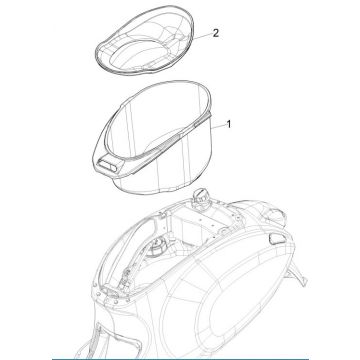 Taca na kask Vespa Primavera 125 4T 3S IE ABS 