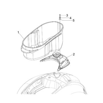 Skrzynka na kask GTS 125 IE