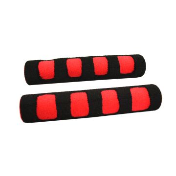 Zestaw osłon pianki czarny/czerwony TUNING