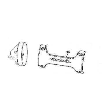 Tarcza termiczna Generic Ideo niebieska 2007 2-suwowa