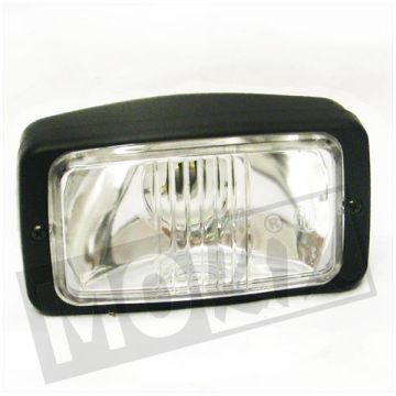 REFLEKTOR UNI PROSTOKĄT 14cm GUIA CZARNY/PRZEZROCZYSTY