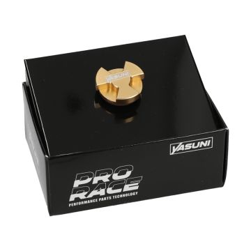 śruba wlewu oleju aluminiowa cnc Senda m16x1.5 złota Yasuni pro race