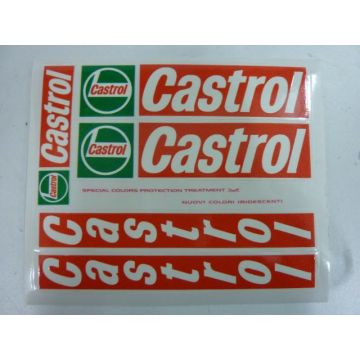 Zestaw naklejek Castrol 5 dlg