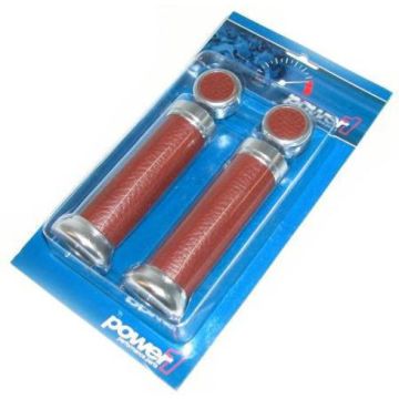 Uchwyty Retro aluminium średni koniak