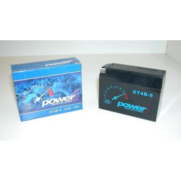 Bateria GT4B-5 12V 2.3Ah Power1 z wyłączeniem kwasu akumulatorowego
