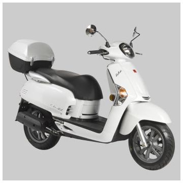 Topcase Kymco Like bialy