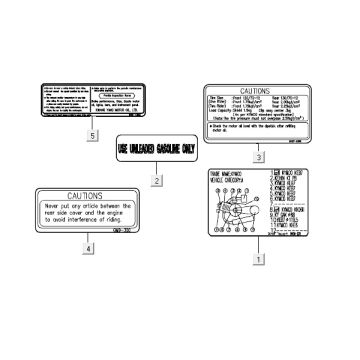 Infosticker Kymco Yup 2t ac srebrny