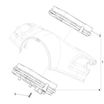 Grupa instrumentów - Cruscotto Vespa Primavera 125 4T 3V IE ABS 