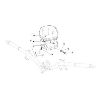 Kilometr Piaggio Liberty 4-suwowy