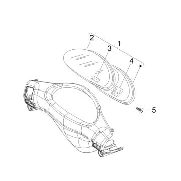 Kilometr Piaggio Fly 4-suwowy