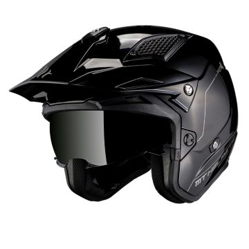 Kask Jet /szlak MT Powiat polysk czarny