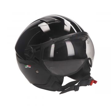 Kask Vito Moda czarny połysk + czarna podszewka